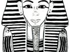 Desenhos para colorir para crianças de Egito e hieróglifos