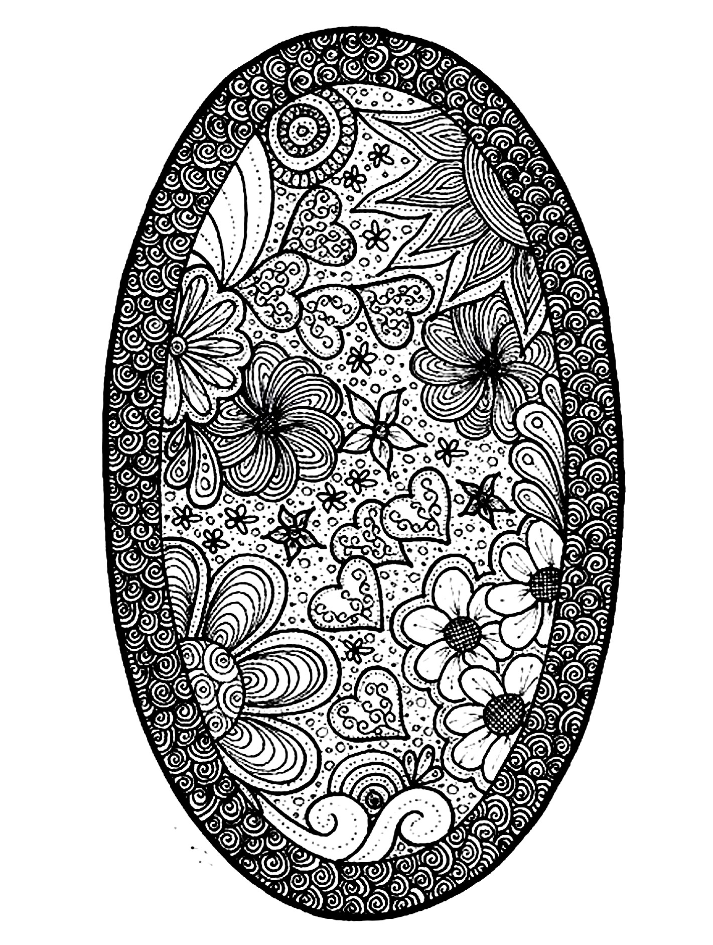 Desenhos para colorir gratuitos de Flores e vegetação para imprimir -  Flores e vegetação - Coloring Pages for Adults