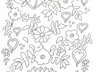 Desenhos simples para colorir gratuitos de Flores e vegetação para baixar