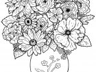 Desenhos para colorir de Flores e vegetação gratuitos para crianças