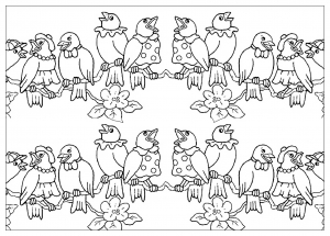 Desenhos simples para colorir gratuitos de Animais para baixar