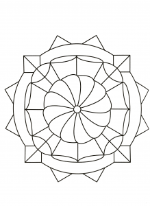 Desenhos para colorir de Mandalas para imprimir e colorir