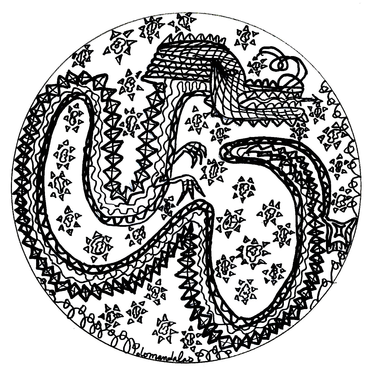 Domandalas : Desenhos para colorir gratuitos de Mandalas para imprimir