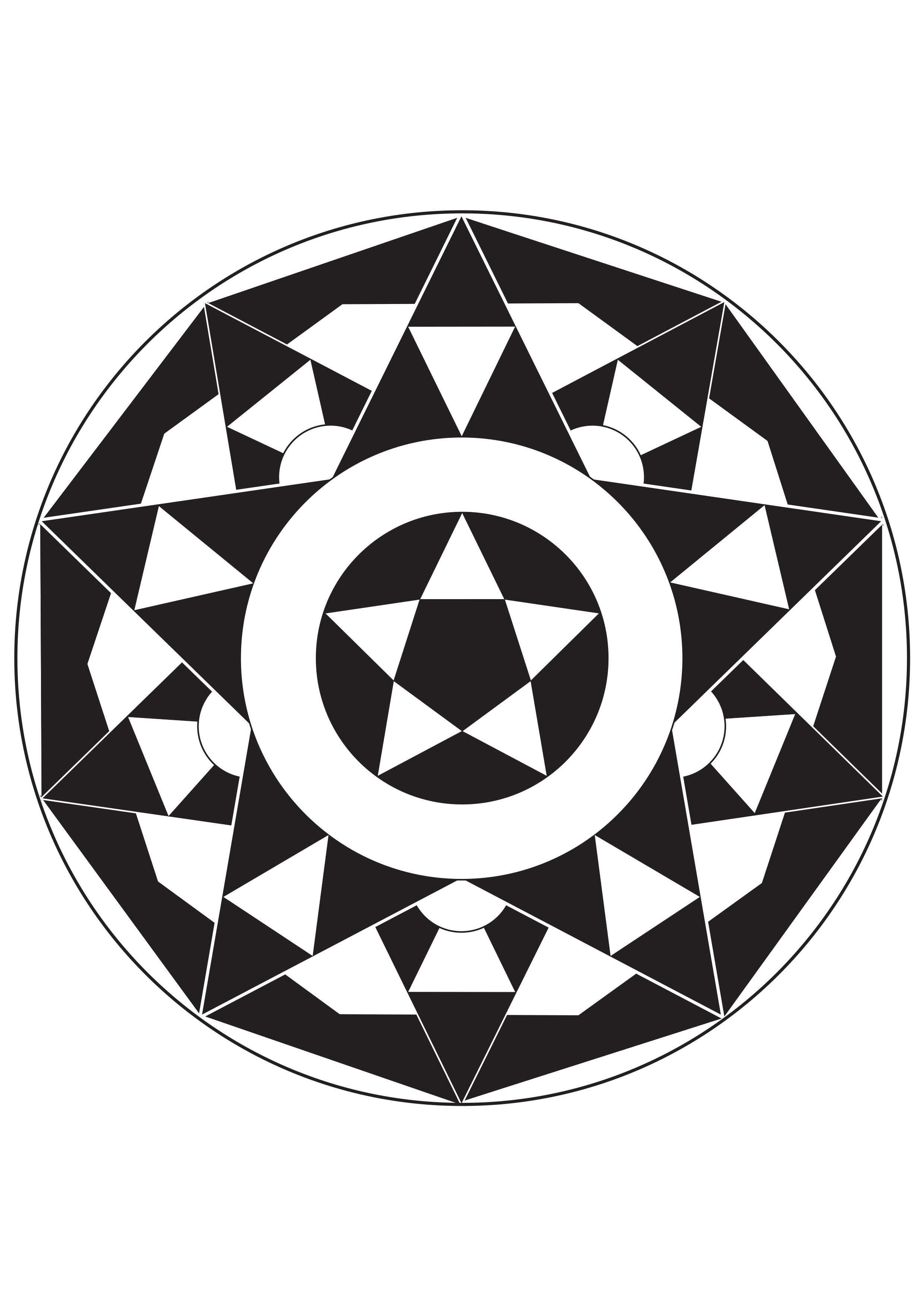 Desenhos incríveis grátis para colorir de Mandalas para baixar