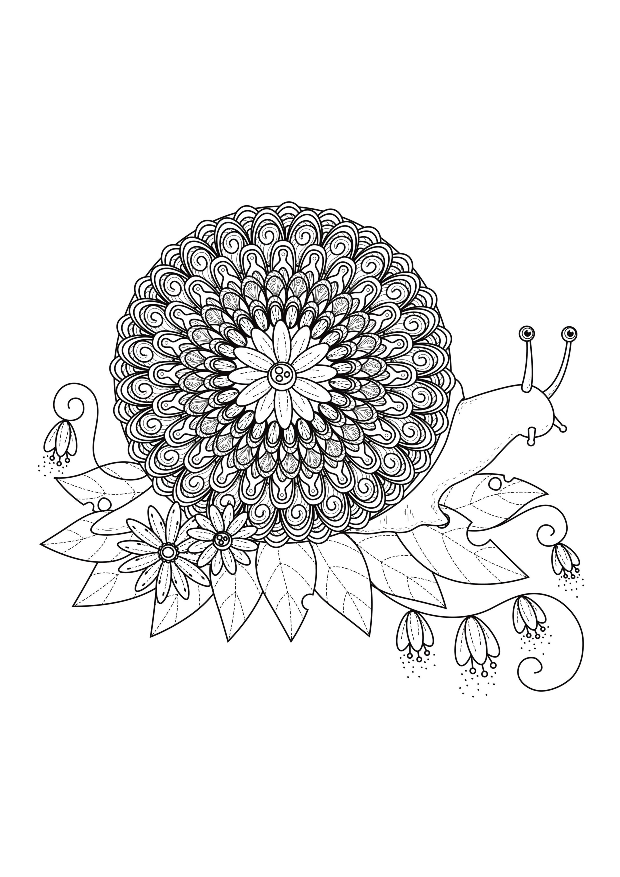 Desenhos simples para colorir para crianças de Mandalas, Artista : Kchung Desenhos simples para colorir para crianças de Mandalas, Artista : Kchung