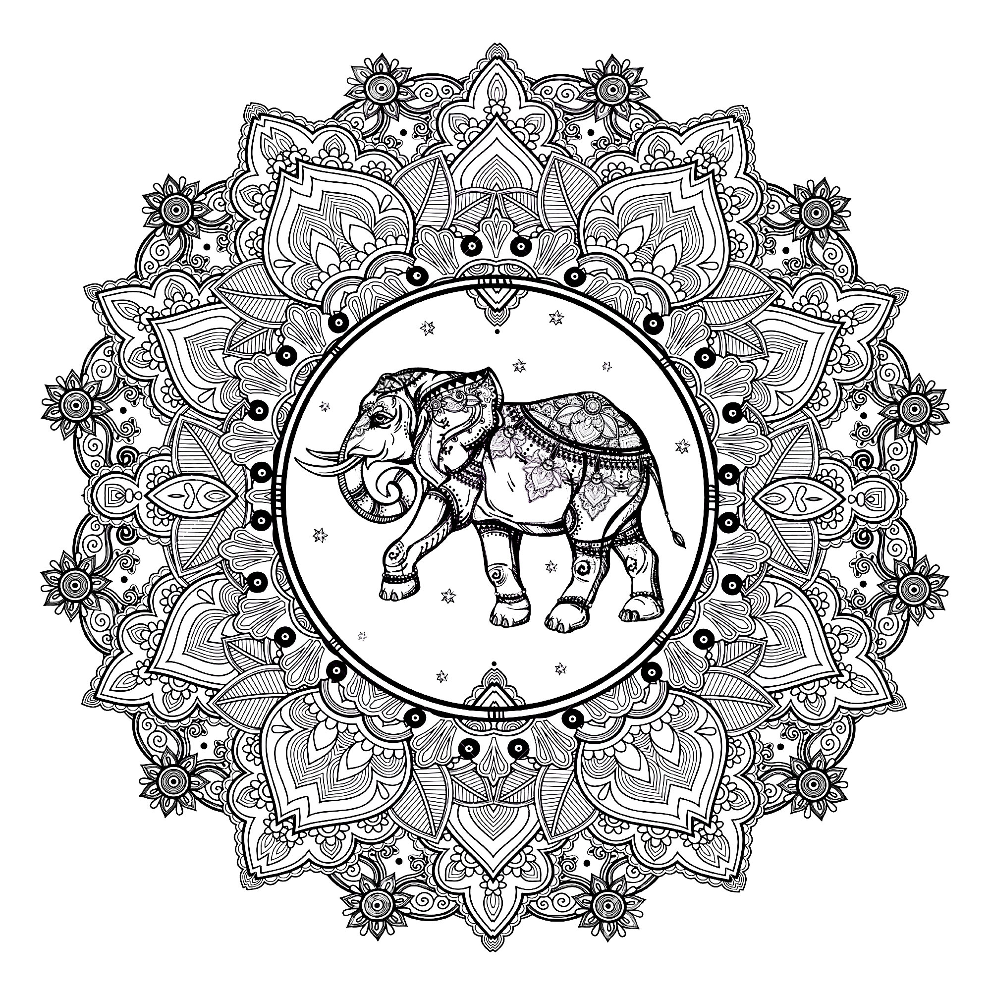 Desenhos simples para colorir de Mandalas para imprimir e colorir Desenhos simples para colorir de Mandalas para imprimir e colorir
