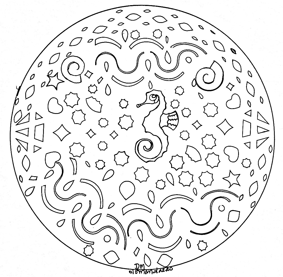 Desenhos incríveis para colorir de Mandalas para baixar