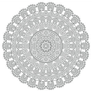 Desenhos para colorir de Mandalas para baixar