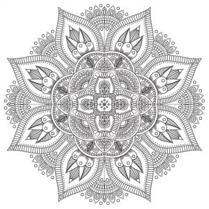 Desenhos para colorir de Mandalas para baixar