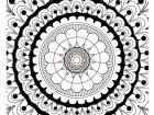 Desenhos simples para colorir gratuitos de Mandalas para baixar