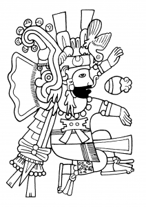 Desenhos para colorir de Maias, astecas e incas para baixar