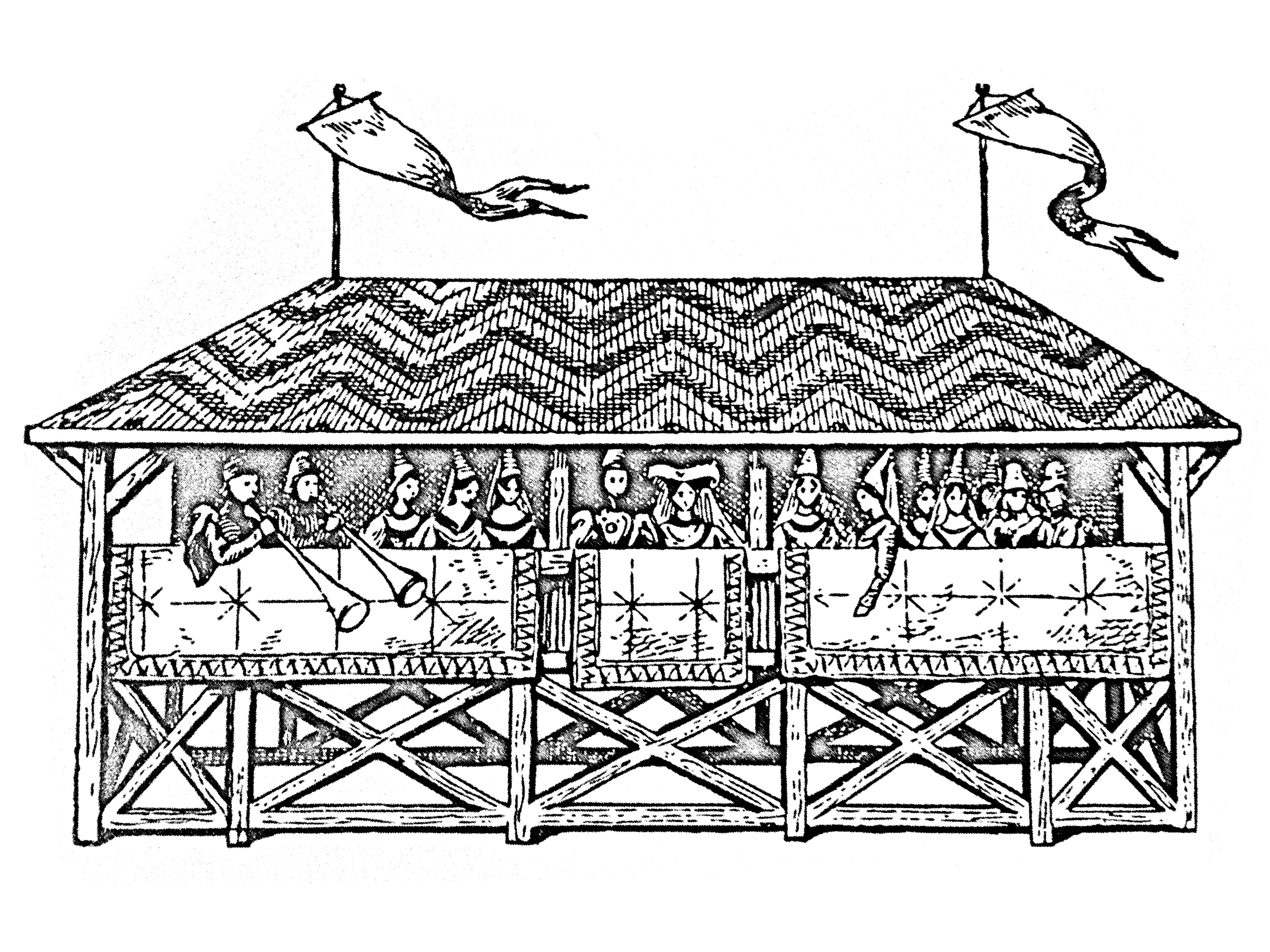 Desenhos grátis para colorir de Idade Média para imprimir e colorir