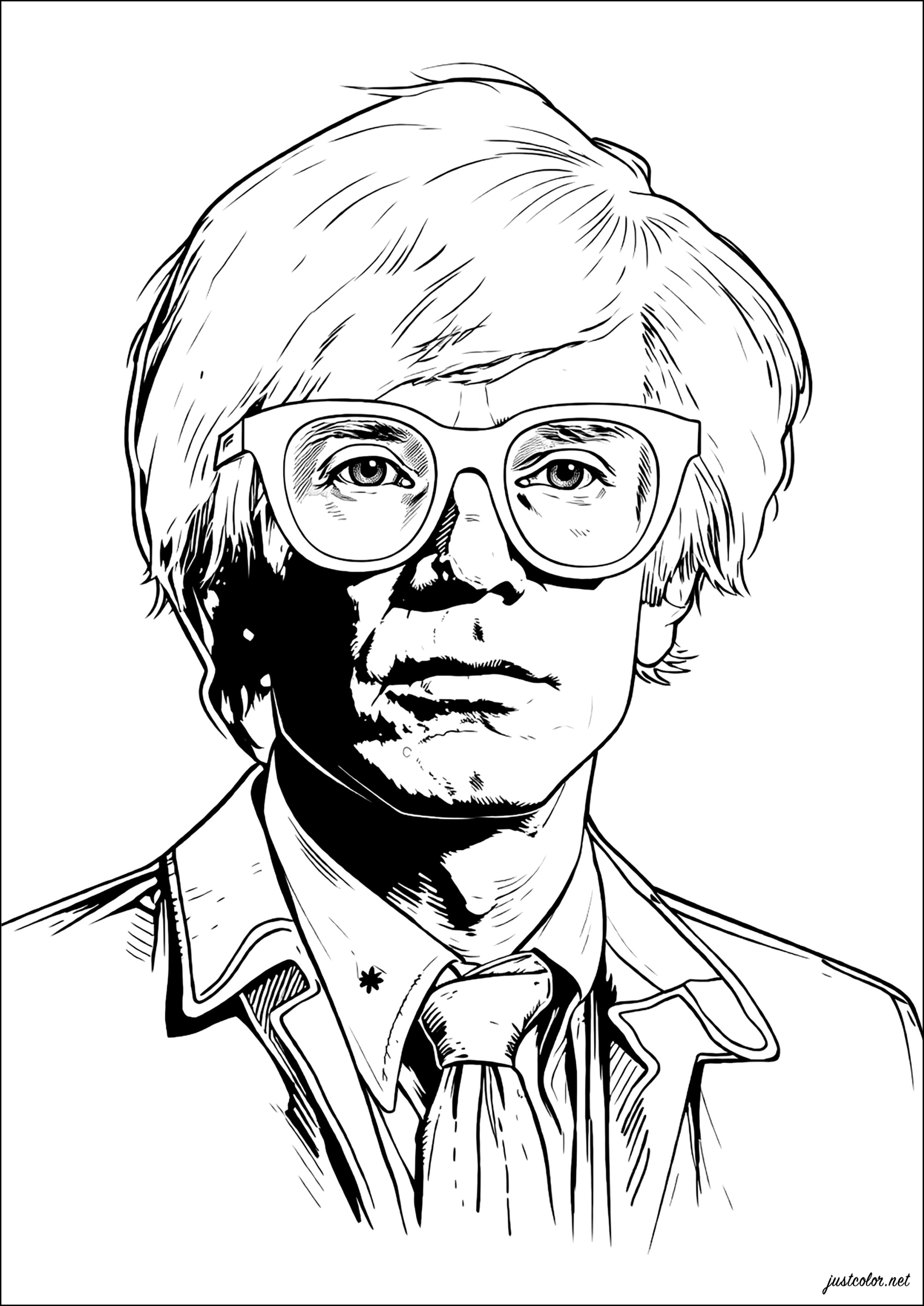 Le Livre des Coloriages Andy Warhol⭐︎塗り絵 1990年 アンディ・ウォーホルぬり絵本 - Le Livre des Coloriages