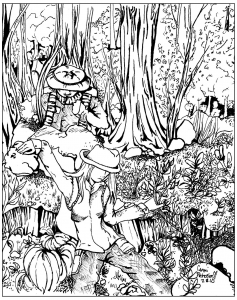 Desenhos para colorir gratuitos para crianças de Selva & Foresta