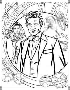 Doctor Who Coloring Pages Eleventh Doctor