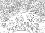 Páginas de Jardins maravilhosos para colorir e imprimir para adultos