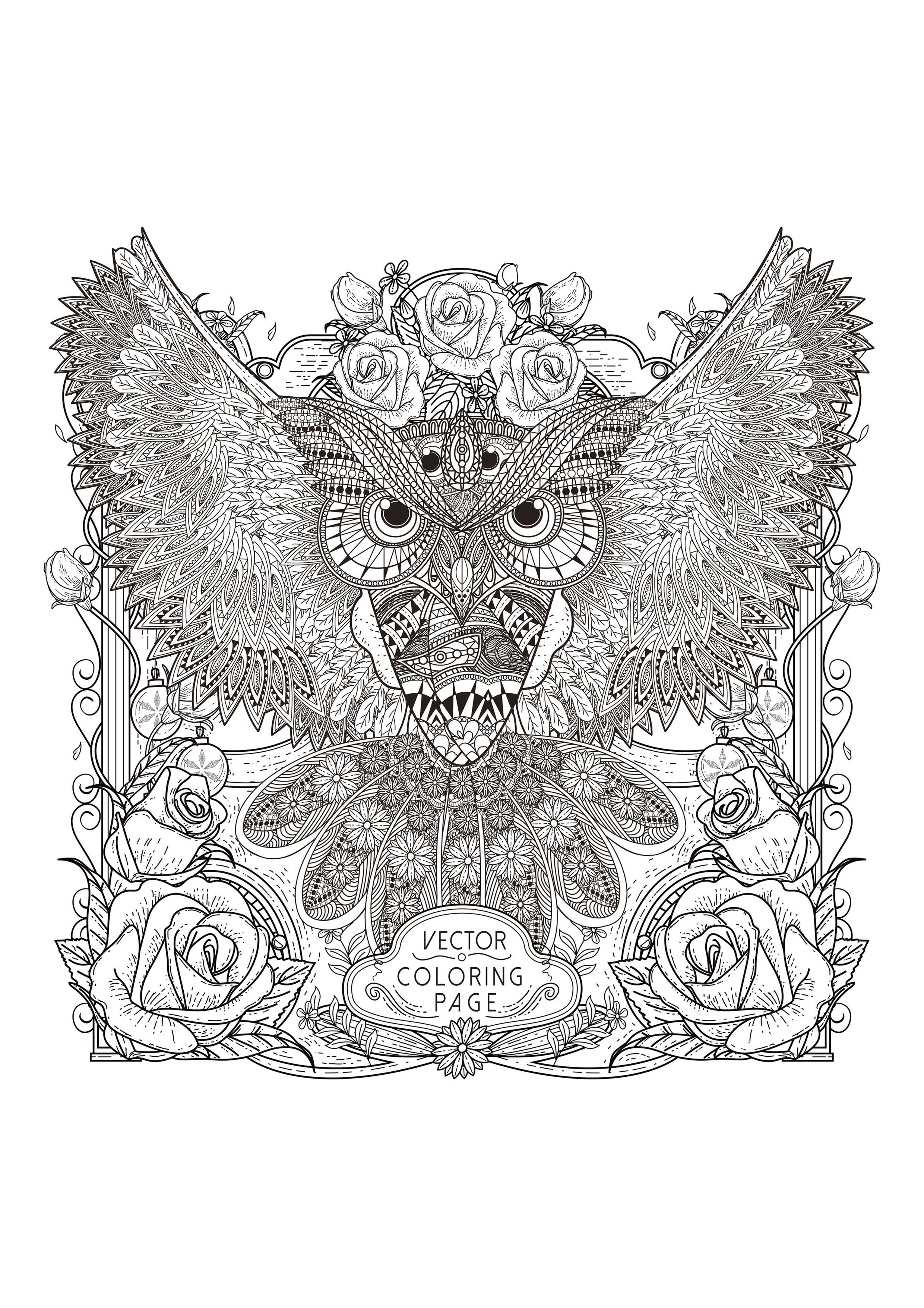 Desenhos para colorir para crianças de Zentangle para baixar, Artista : Kchung Desenhos para colorir para crianças de Zentangle para baixar, Artista : Kchung
