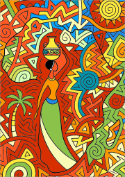 Creation by Anonymous from Mulher africana, continente africano e padrões bonitos