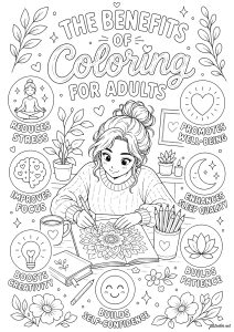 páginas para colorir imprimíveis : Mulher