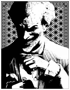 páginas para colorir imprimíveis : Coringa