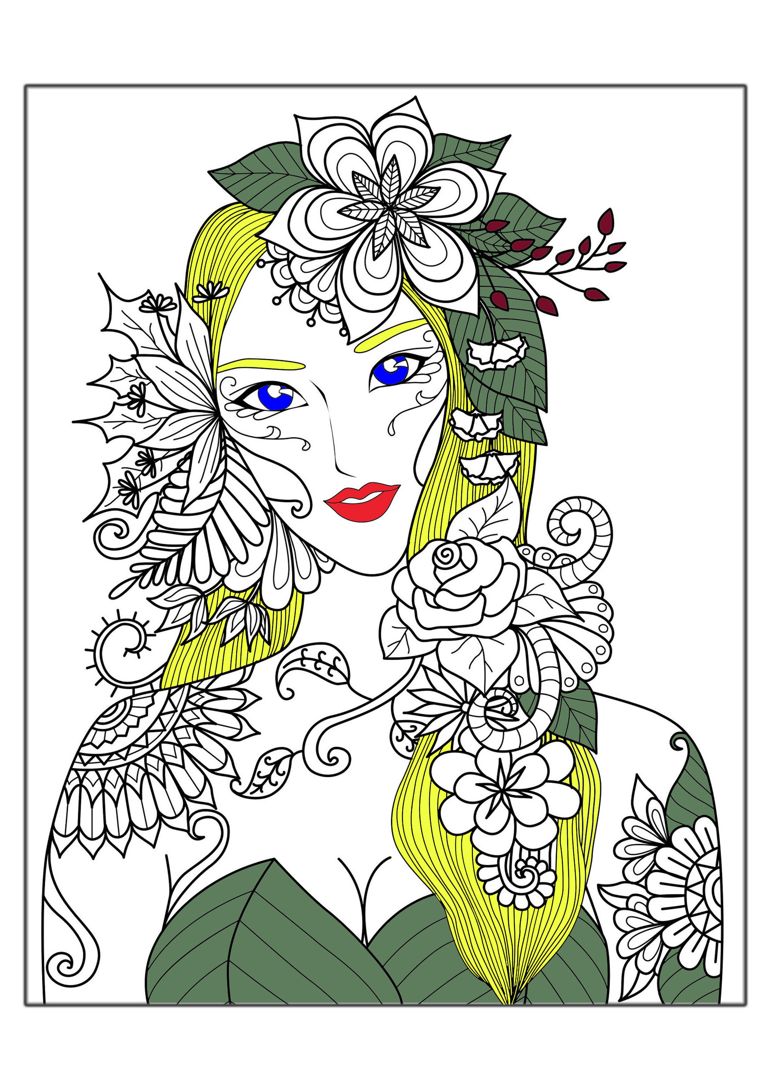 Zen and Anti stress - Coloring pages for adults | JustColor