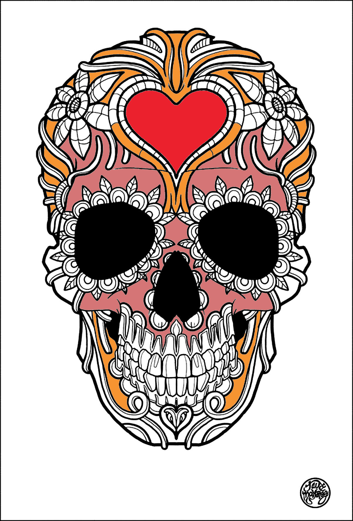 Download Tattoos - Coloring pages for adults | JustColor