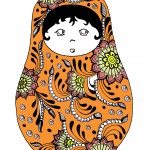 Russian dolls Coloring Pages