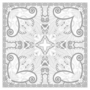 A Square Mandala full of details