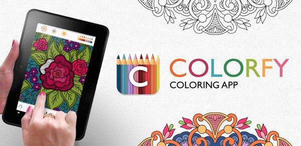 Discover Colorfy An App For Coloring Book For Ipad Tablets Mobile Coloring Pages For Adults