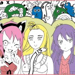 Manga / Anime Coloring Pages for Adults