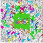 Easter Coloring Pages for Adults