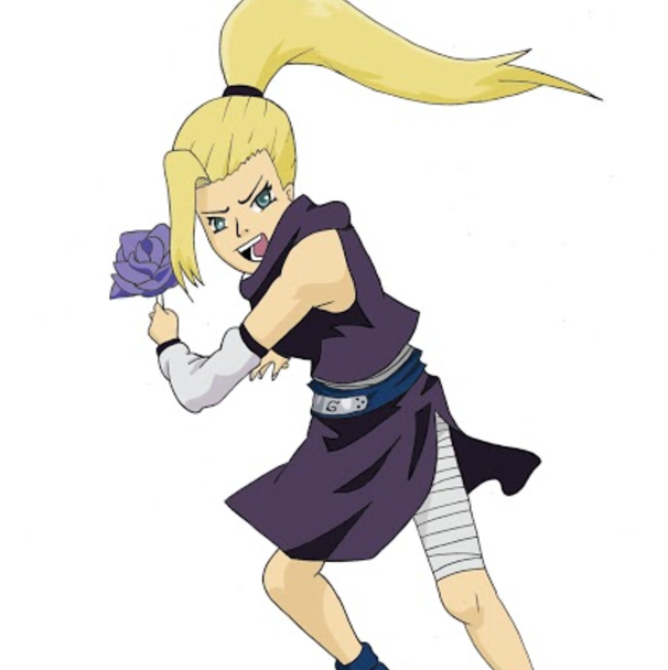 Ino Yamanaka (Naruto) - Coloring pages for adults  JustColor