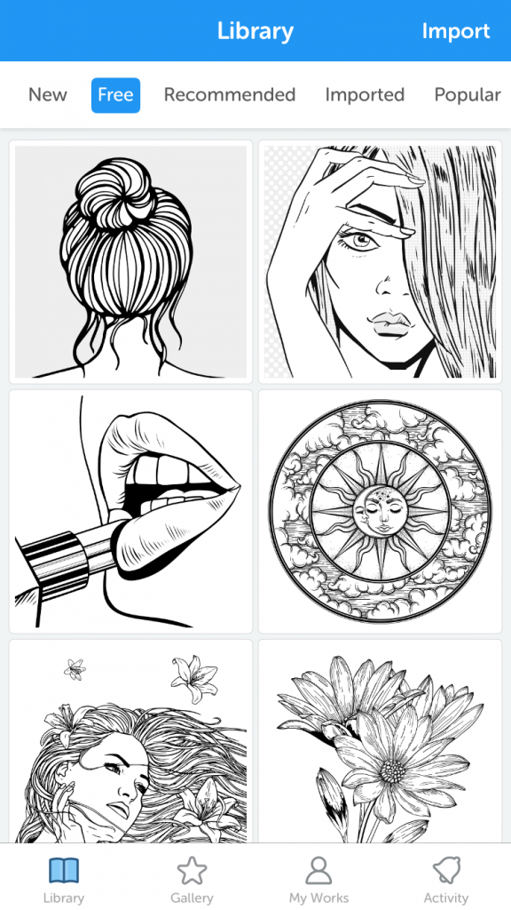 Download Recolor - Coloring book app for adults - Coloring Pages ...