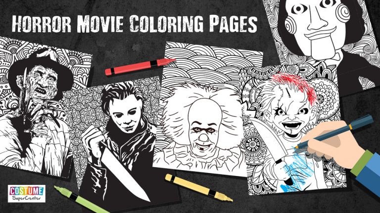 New Classic Horror Movie Coloring pages ! - Coloring Pages for Adults