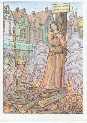 Creation by timhannah63 from Joan of Arc at the stake