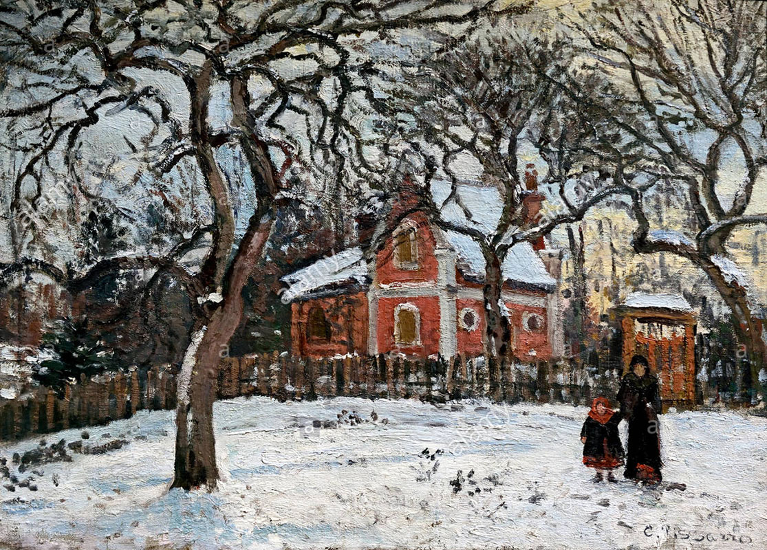 Camille Pissarro : Chestnut at Louveciennes - Masterpieces Adult