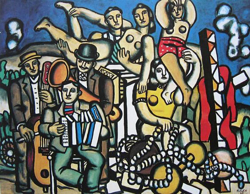 Acrobates et Musiciens (1948), Fernand Léger (1881,1955)