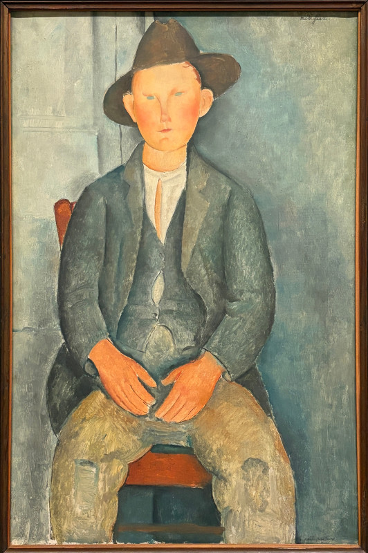 The Little Peasan (1918) ,  Amedeo Modigliani (1884 - 1920) ,  Tate Modern, Londres, Royaume-Uni