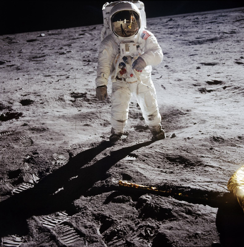 First steps on the Moon — Apollo 11, 1969