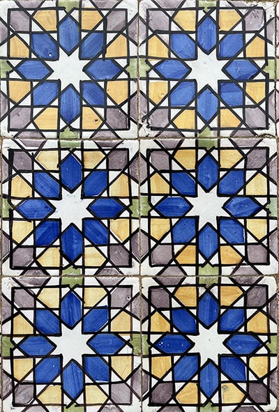 Azulejos from National Palace of Pena, Sintra
