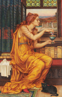– The Love Potion (1903), by Evelyn De Morgan (1855–1919)