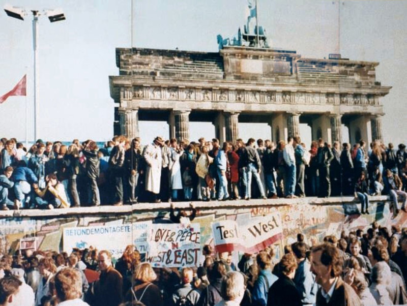 Fall of the Berlin Wall , Germany , 1989