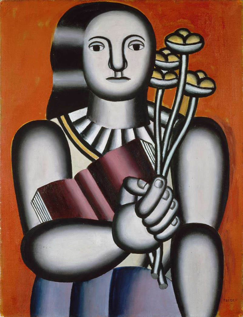 Femme au Bouquet  (1924), Fernand Léger (1881,1955)