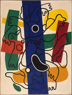 Divers (Blue and Black) (1942–1943), Fernand Léger (1881–1955) ,  The Metropolitan Museum of Art, New York City