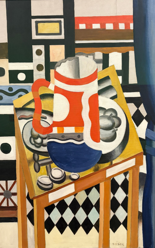 Still Life with Beer Mug (1921) ,  Fernand Léger (1881 - 1955) ,  National Gallery, London, United Kingdom, &copy; Photo Credit : Just-Travels.net / JustColor.net