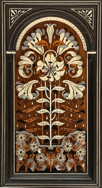 Detail of wooden cabinet (1878) ,  Victoria and Albert Museum, London, United Kingdom