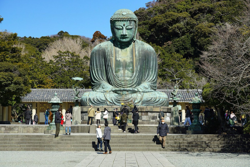 Great Buddha of Kamakura, monumental statue from 1252
