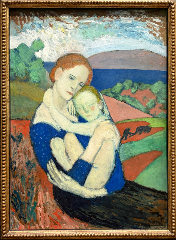 Mother and Child (1909) ,  Henri Matisse (1869 - 1954) ,  National Gallery, London, United Kingdom