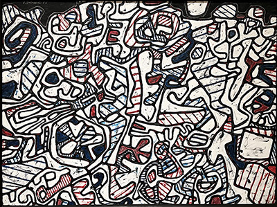 Jardin L'Hourloupe (1966), Jean Dubuffet (1901, 1985)