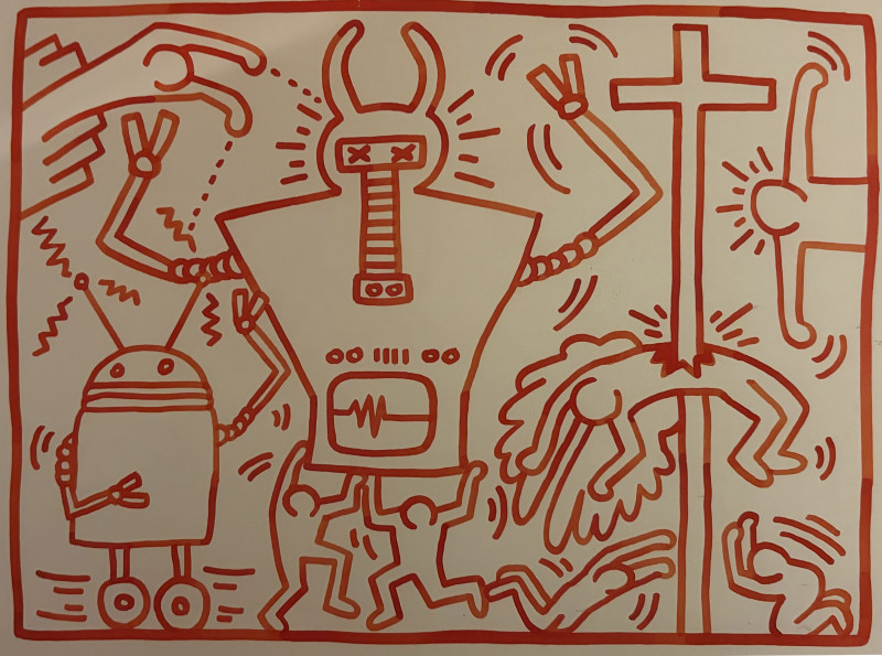Untitled (1982), Keith Haring (1958, 1990)